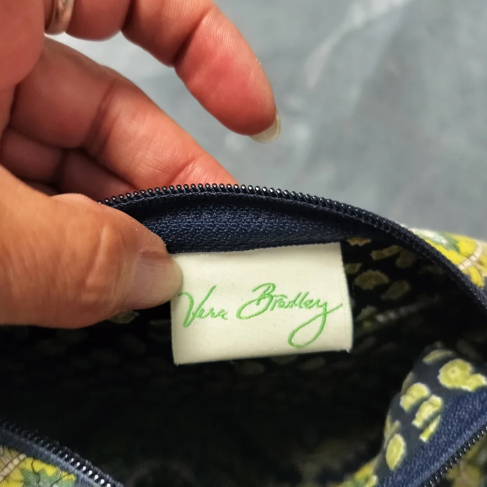 2/$30 Vera Bradley Cambridge Green Shoulder‎ Bag Purse Adjustable Strap OS